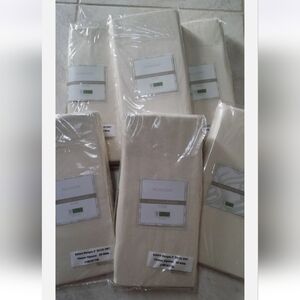 🌟 BALLARD DESIGNS Parsons Chair Slipcovers OFF WHITE TWILL...NEW!! Set Of 6! 🌟